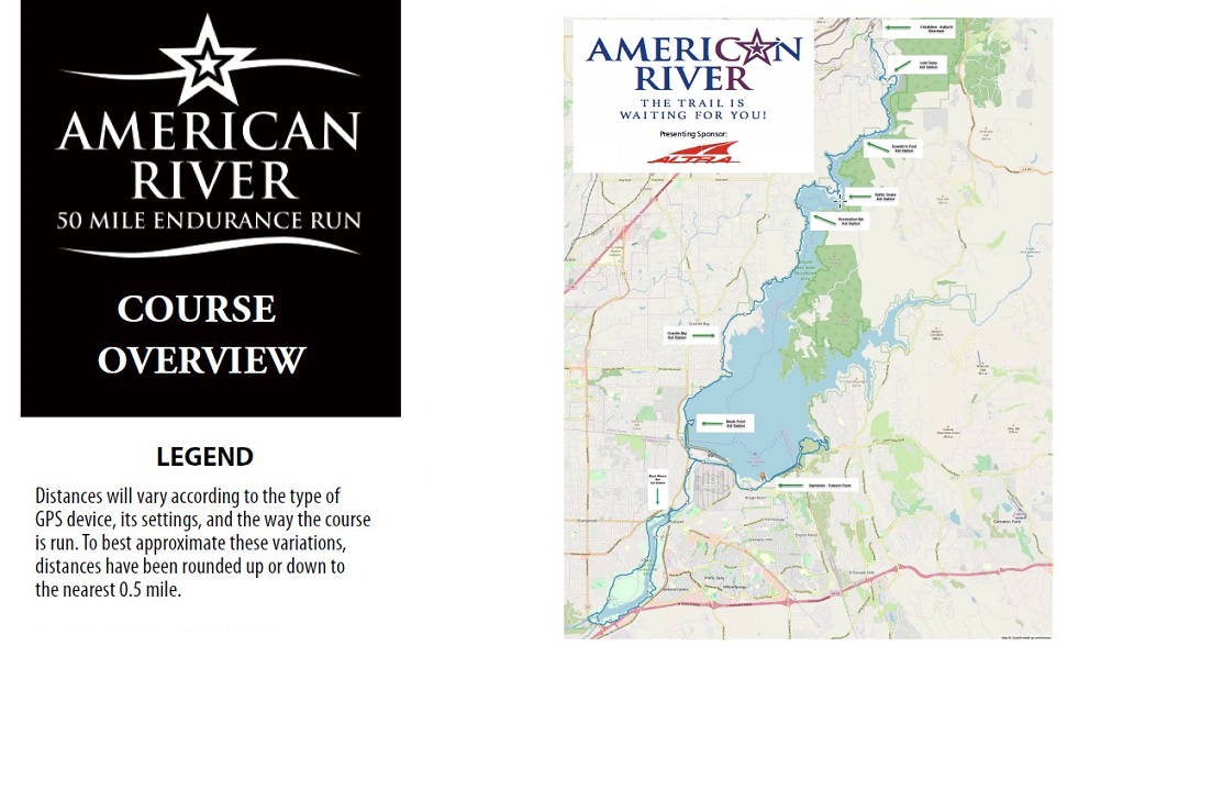 american river 50 map